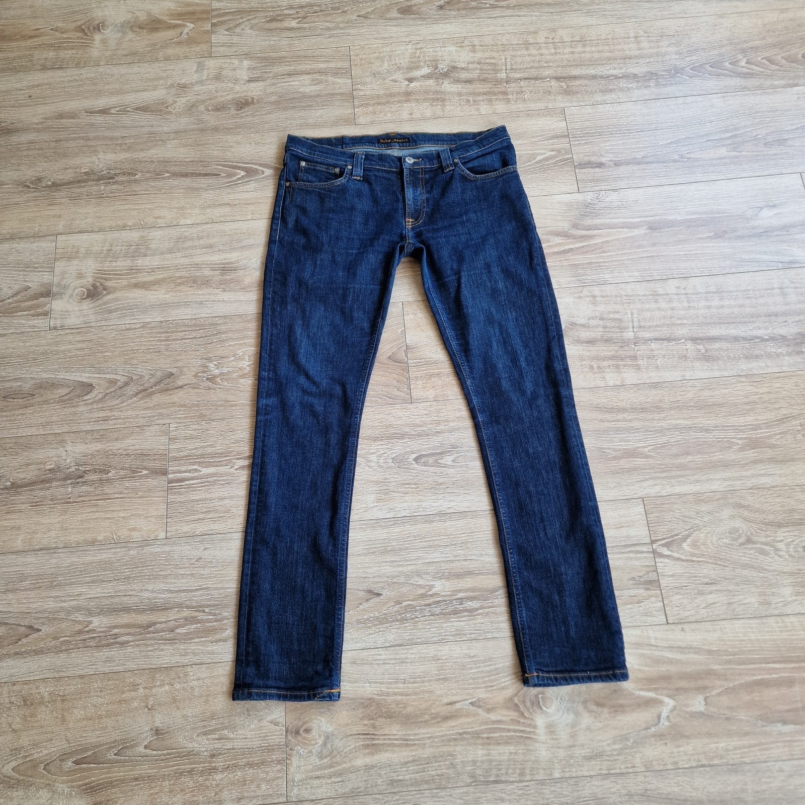 Nudie jeans maat 32/32. Strech. Model Long John., Nudie Jeans, Blauw, ., W32 (confectie 46) of kleiner