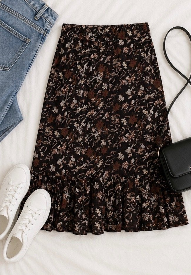 Moscow midi skirt nieuw maat XS, Kleding | Dames, Rokken, Bruin, Nieuw, Ophalen of Verzenden, Moscow