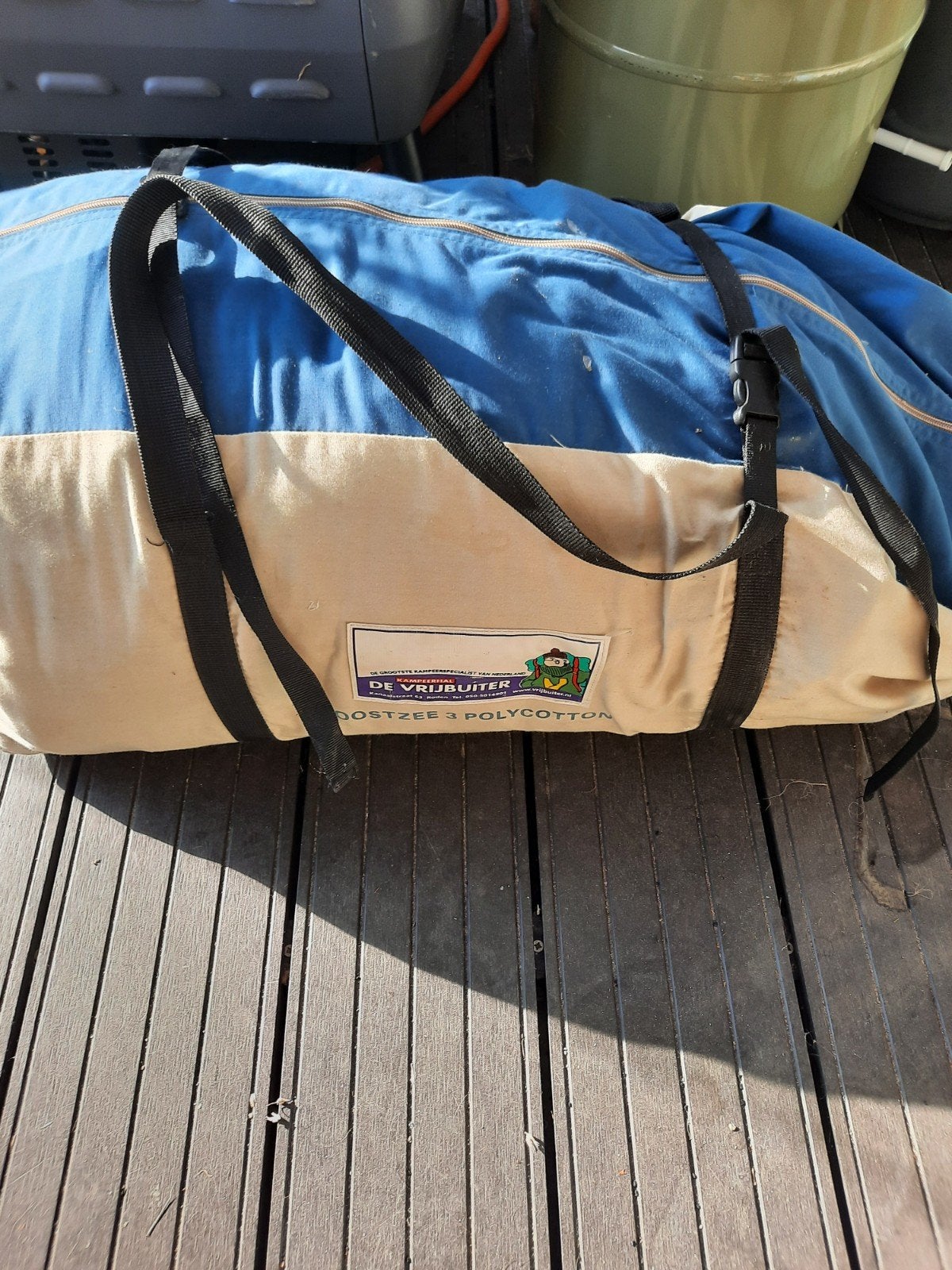 De Vrijbuiter Oostzee 3 Polycotton tent - Zeer goede staat, Caravans en Kamperen, Tenten, Ophalen of Verzenden, Zo goed als nieuw