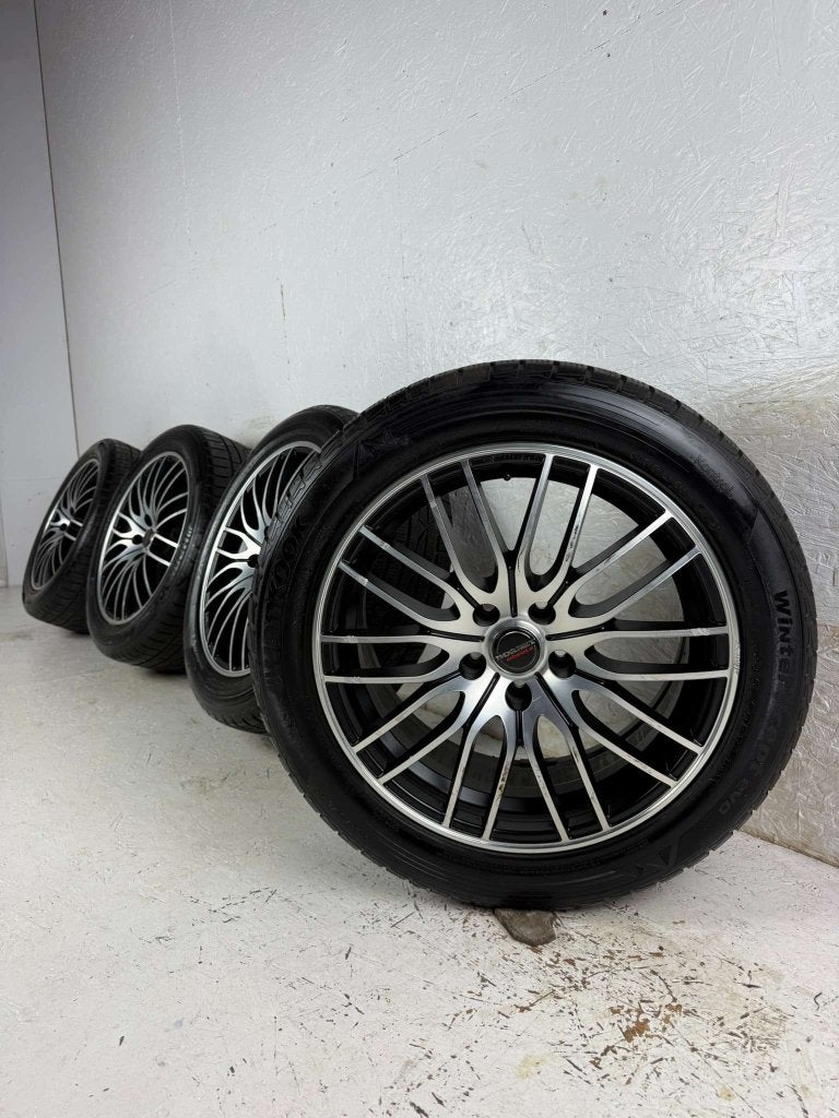 Audi Q3 RSQ3 Volkswagen Tiguan velgen 18" 5x112 winterset, Niet ingevuld, 18 inch, Gebruikt, Banden en Velgen