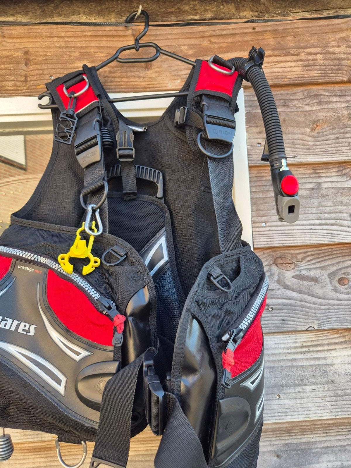 Mares Prestige Trimvest Maat M met Loodzakken, Watersport en Boten, Duiken, Ophalen, Gebruikt, Trimvest of Wing