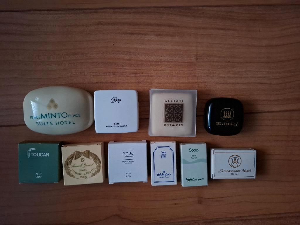 HOTELZEEPJES 10 doosjes uit de vorige eeuw– 9 zijn vol, Ophalen of Verzenden, Nieuw