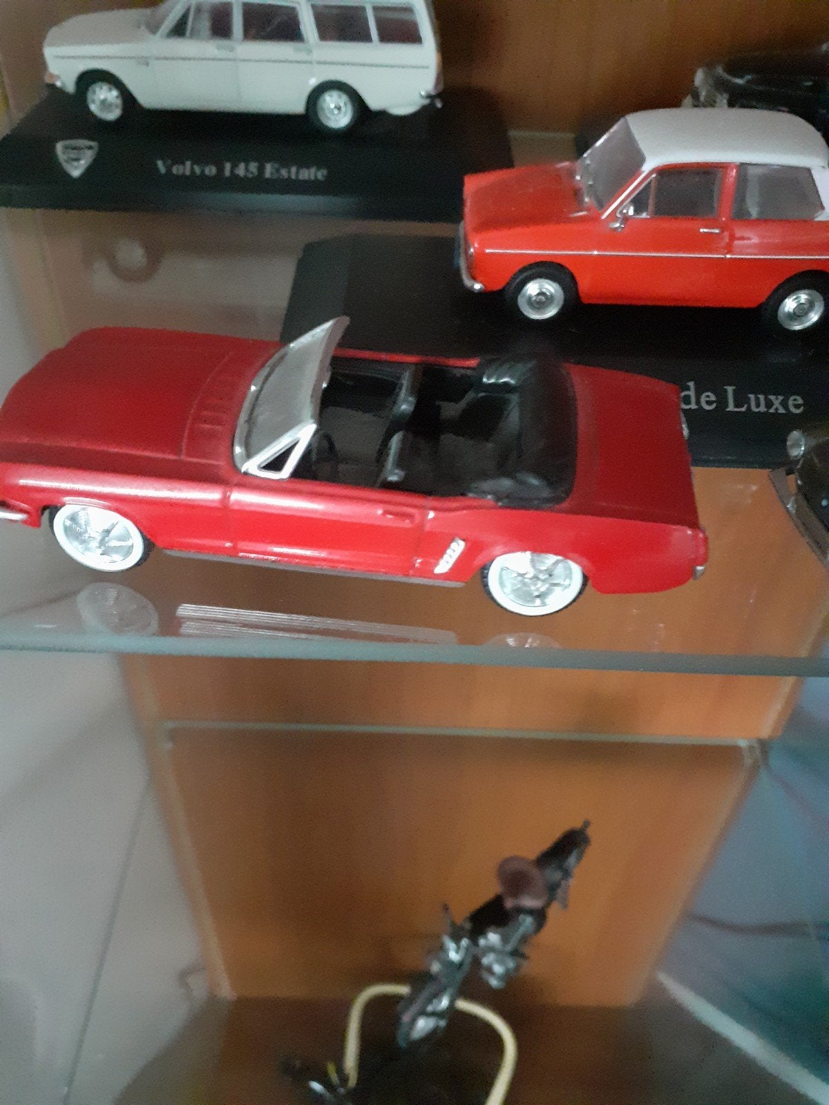 Solido Ford Mustang 1964 1/2 Modelauto Rood, Ophalen, Zo goed als nieuw, Overige typen