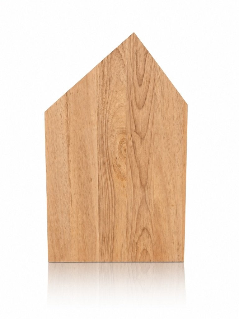 Partij houten serveerplanken met pastelblauwe zijkanten, NHP International, Hout, Snij-/serveerplank, Ophalen of Verzenden
