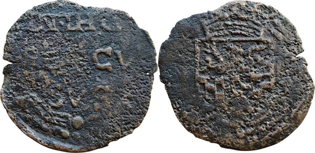 Duit 1613 tot 1614, Thorn, abdis Anna van der Marck, Postzegels en Munten, Ophalen of Verzenden, Vóór koninkrijk, Overige waardes