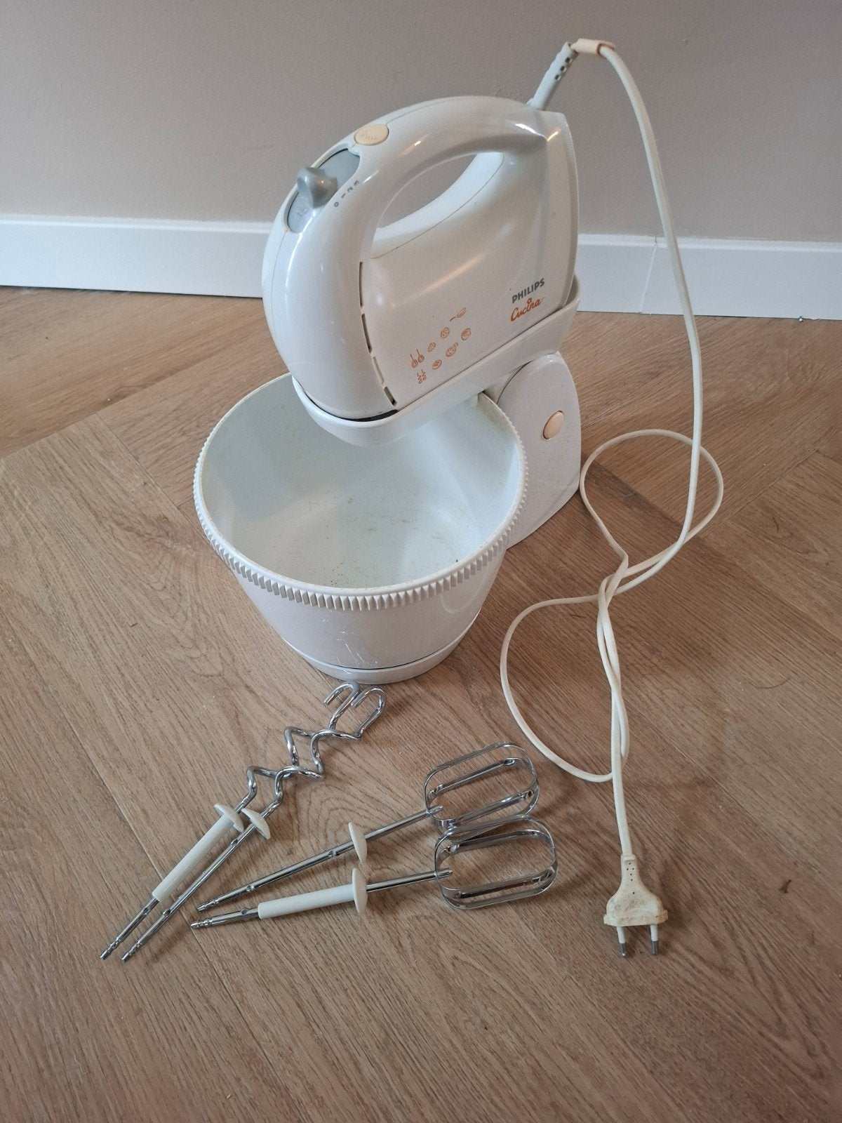 Philips Cucina mixer - gebruikt maar werkt prima, Witgoed en Apparatuur, Ophalen, Gebruikt, 3 snelheden of meer