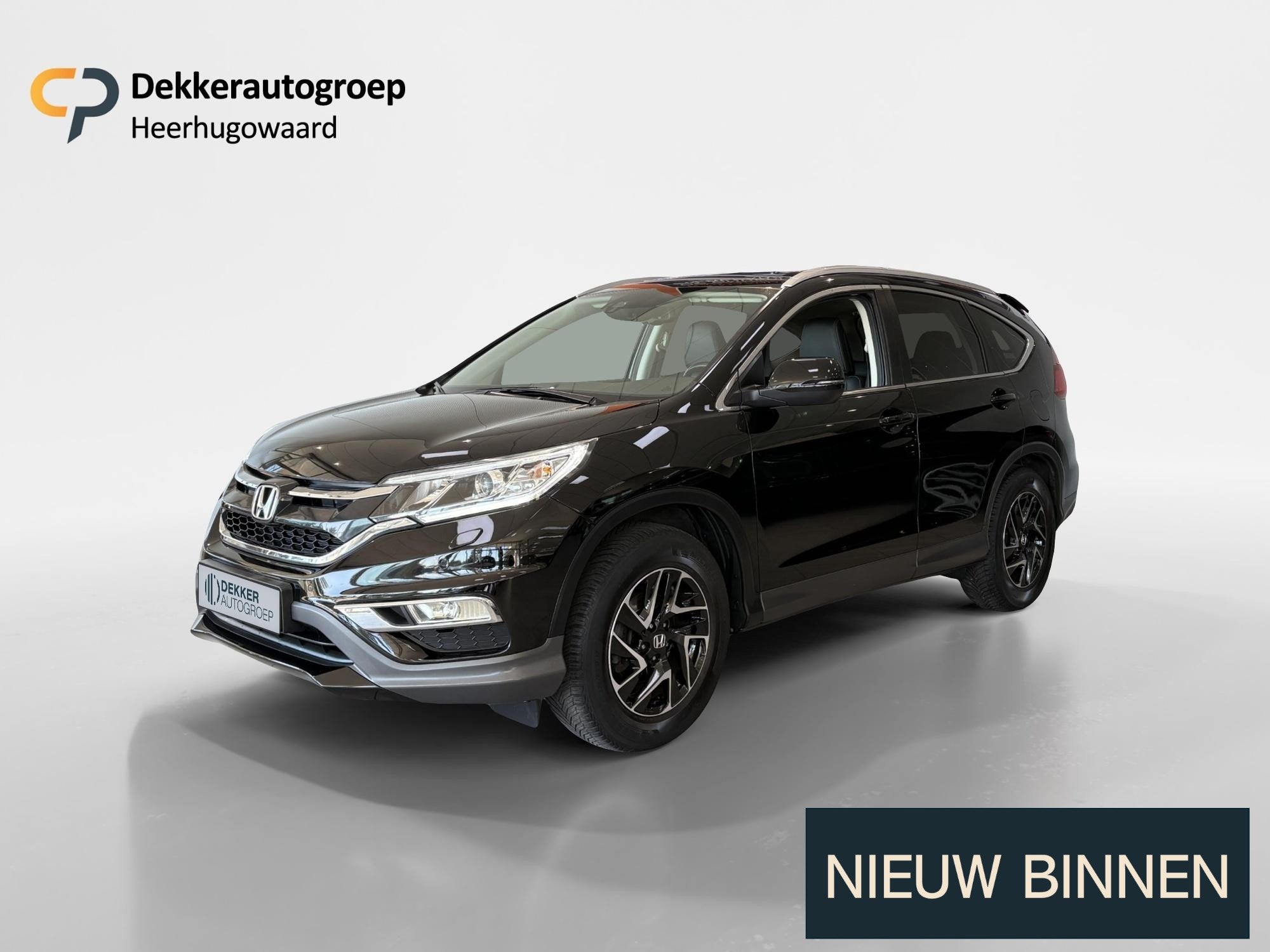 Honda CR-V 2.0 4WD Lifestyle Leer, Trekhaak, Camera, Stoelve, Auto's, Gebruikt, Euro 6, 4 cilinders, Zwart