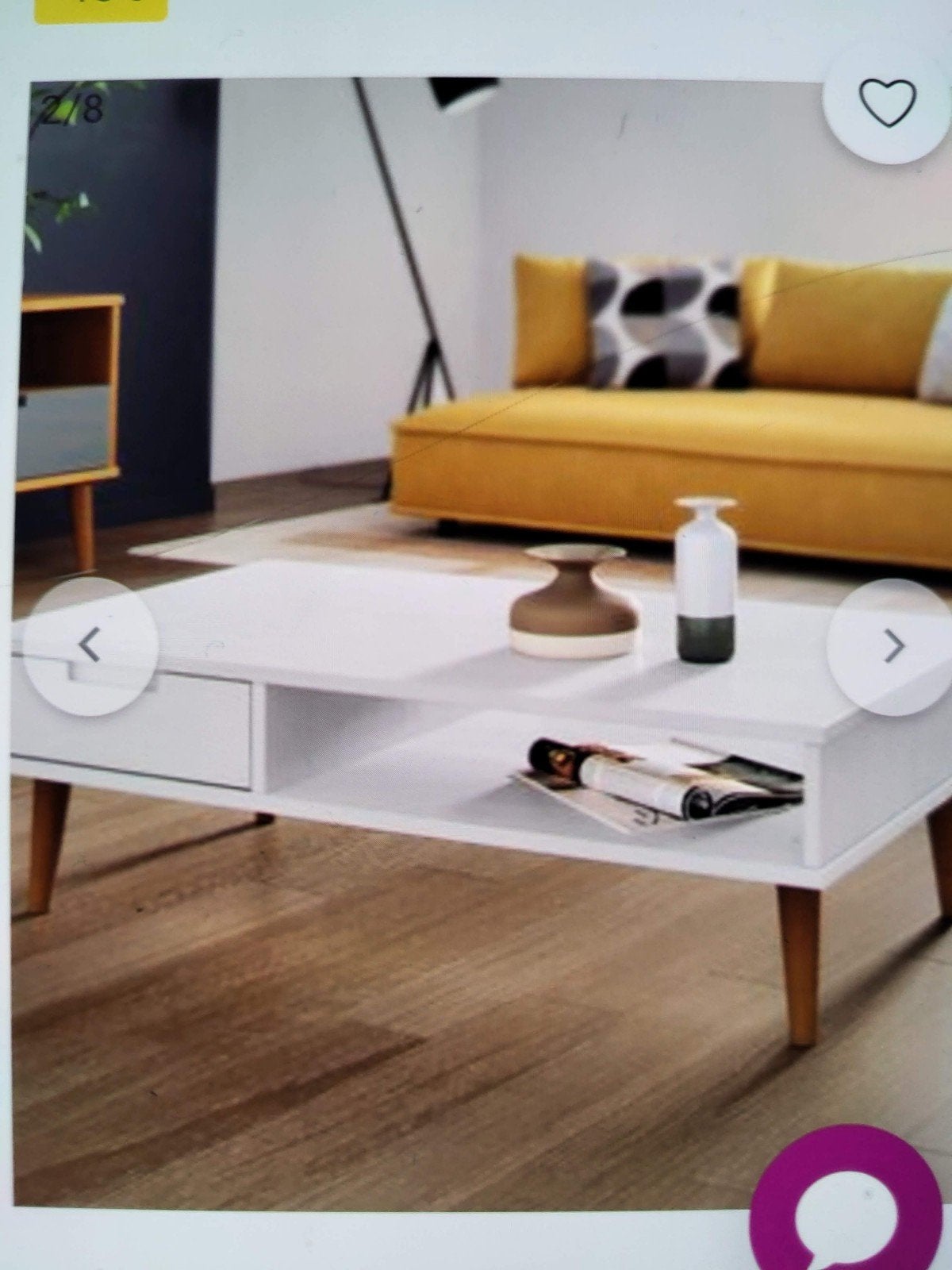 Jysk salontafel, Huis en Inrichting, Kasten | Kledingkasten, Minder dan 100 cm, 25 tot 50 cm, Nieuw, Grenenhout