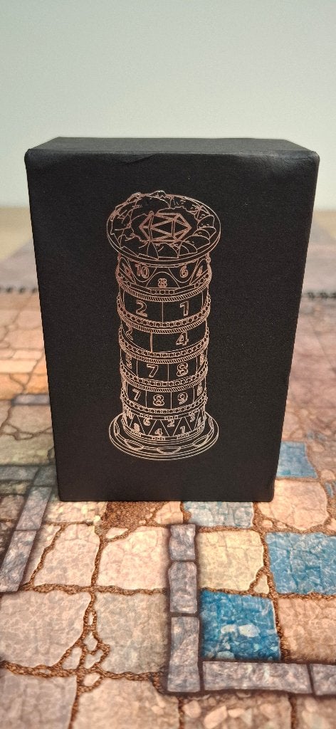 Metalen D&D Spinner Dice Tower Set Antique Bronze (met doos), Onbekend, Ophalen of Verzenden, Onbekend, Onbekend