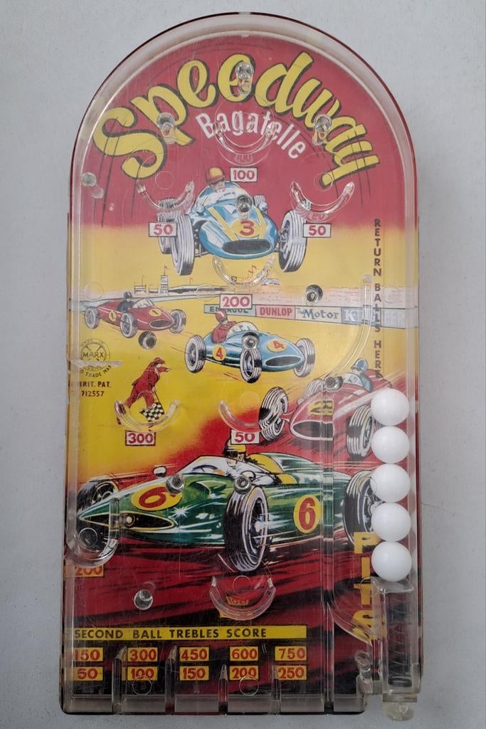 Tafelmodel flipperkast uit 1963, Verzamelen, Ophalen of Verzenden, Gebruikt, Mechanisch, Flipperkast