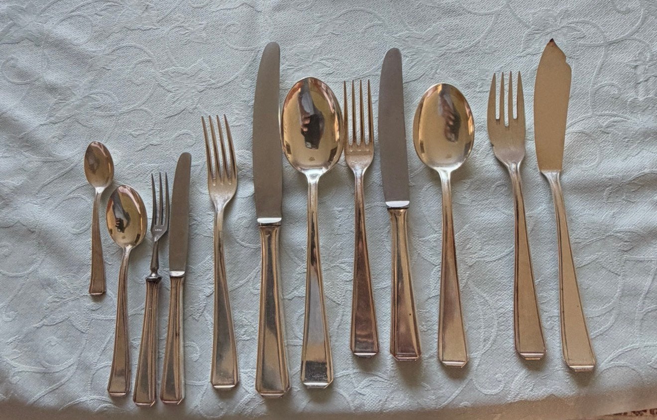 Bestek set Solingen Silver Plated, Ophalen of Verzenden, Zo goed als nieuw, Zilver