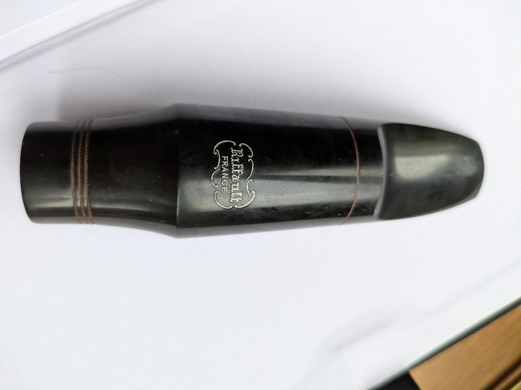 Riffault bariton saxofoon mondstuk #3, Ophalen of Verzenden, Gebruikt, Bariton