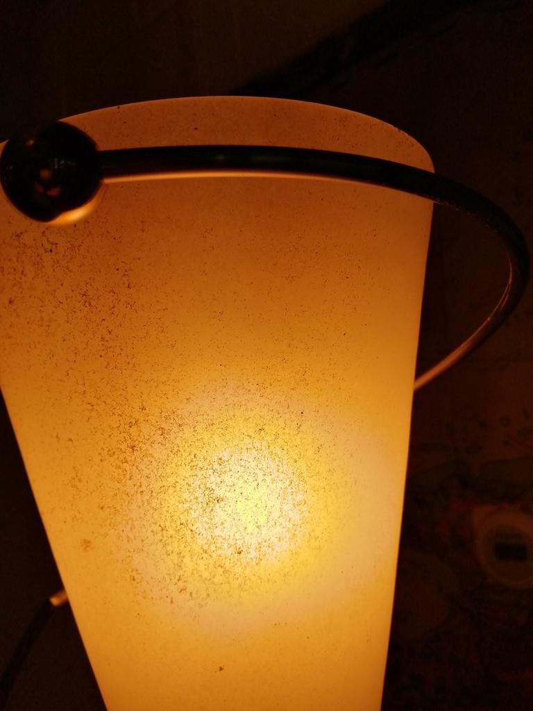 GROTE STAANDE LAMP HOLLYWOOD REGENCY 180 CM ZILVER/GOUD., Antiek en Kunst, Ophalen