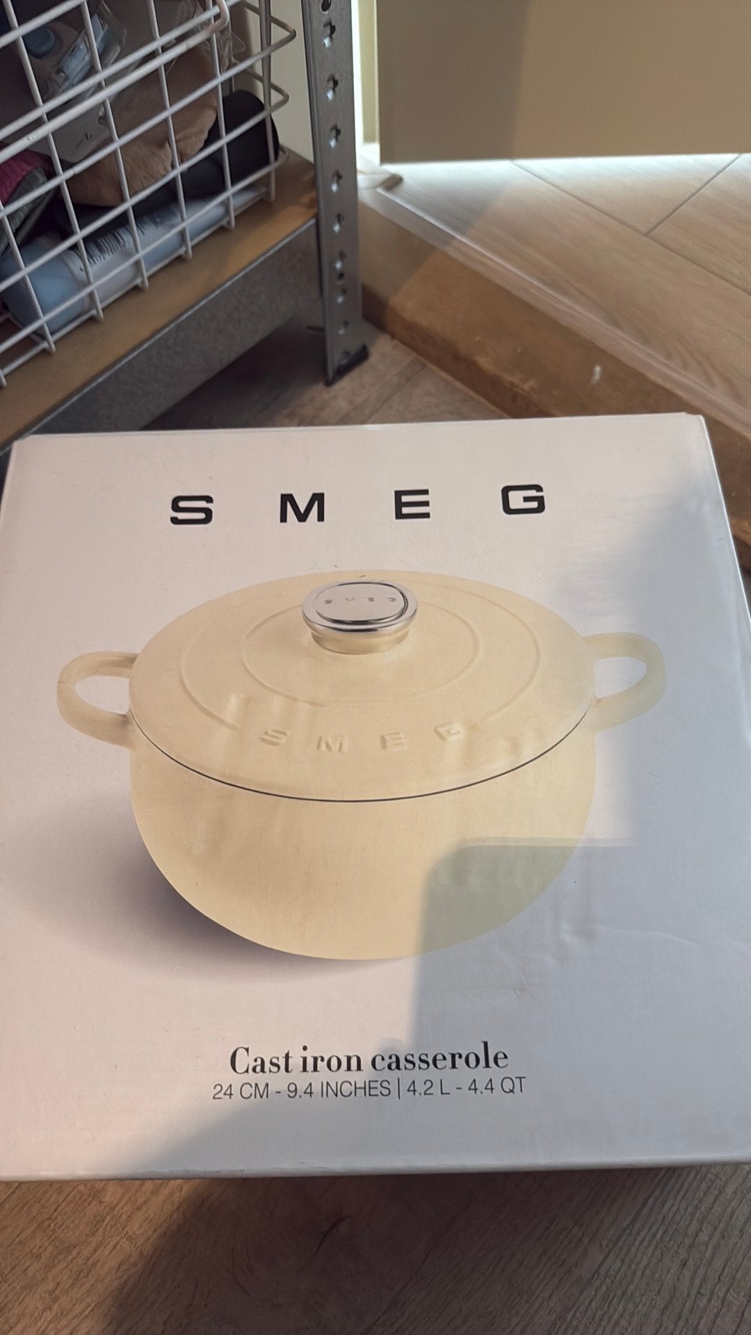 Smeg braadpan, Ophalen, Zo goed als nieuw, Gietijzer
