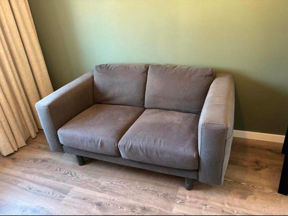 IKEA bank grijs, Huis en Inrichting, Banken | Bankstellen, Ophalen, Gebruikt, 150 tot 200 cm, Tweepersoons
