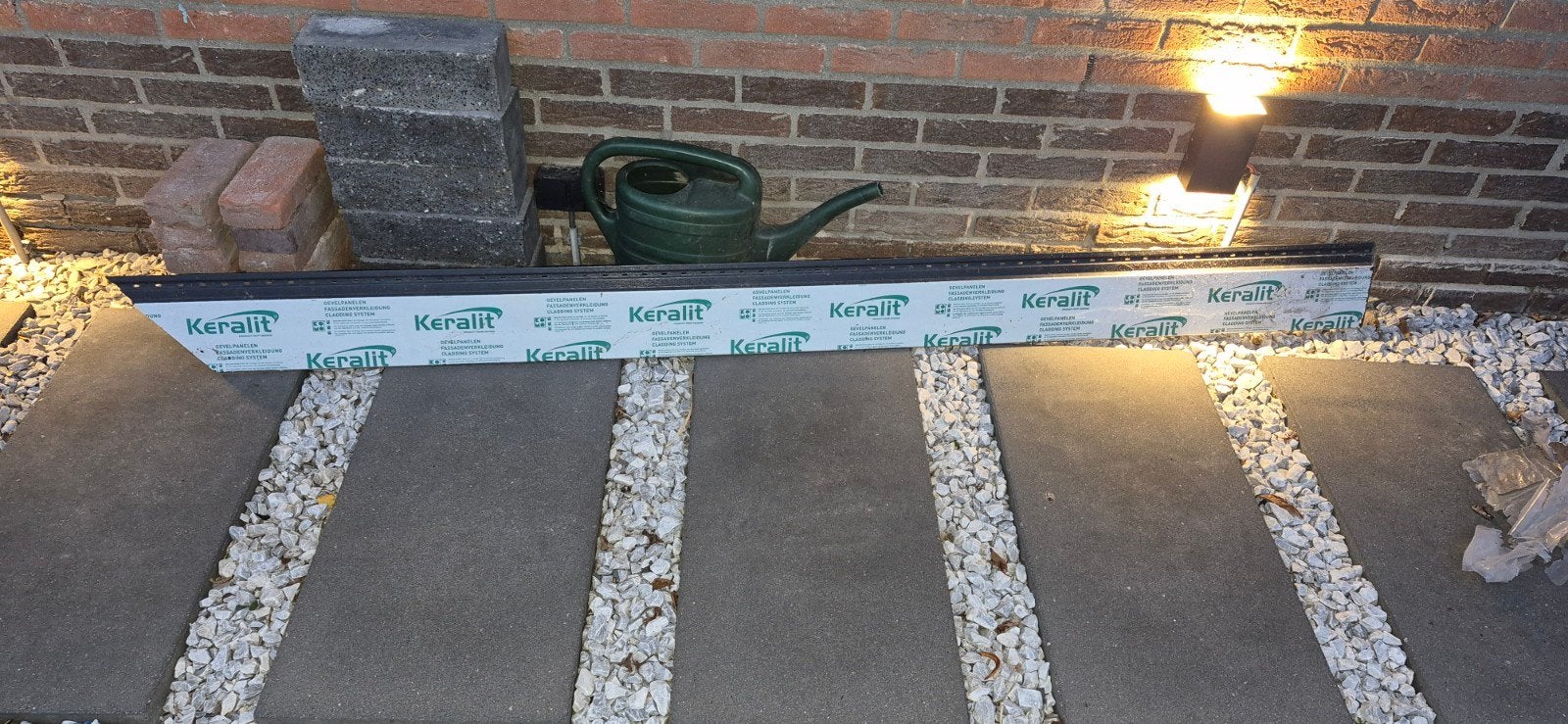 Keralit profiel 209cm ral 7016 antraciet, Ophalen, Nieuw