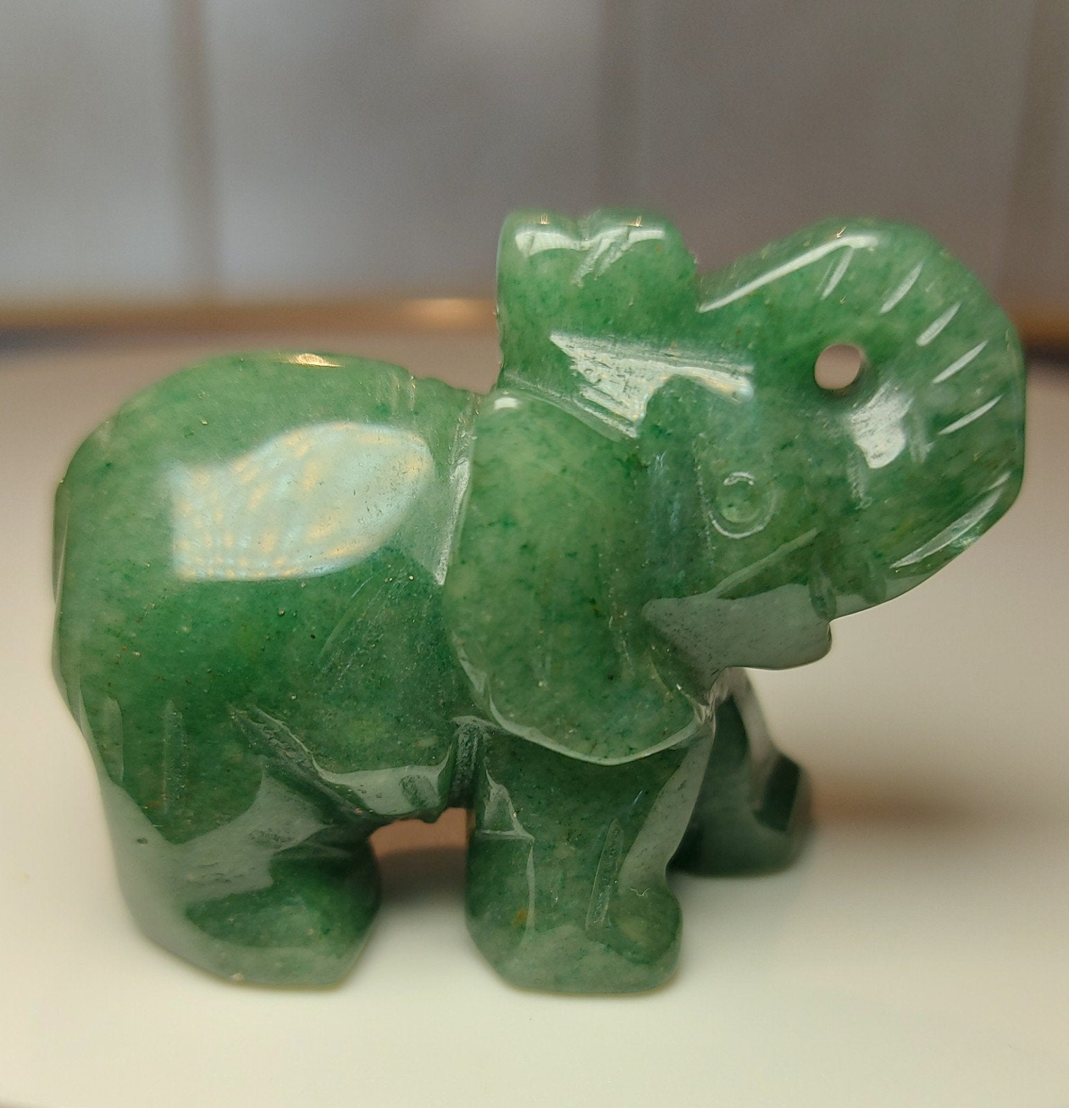 Prachtige Aventurijn Olifant, Ophalen of Verzenden, Zo goed als nieuw