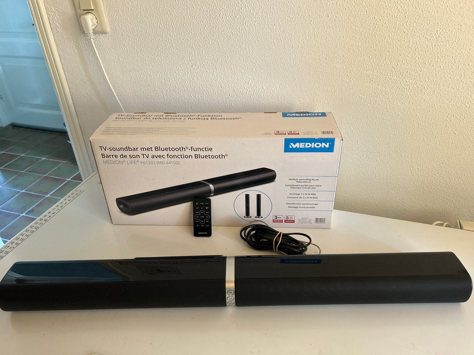 Medion TV Soundbar met Bluetooth-functie - Zo goed als nieuw, Audio, Tv en Foto, Soundbars, Ophalen of Verzenden, Bluetooth, Zo goed als nieuw