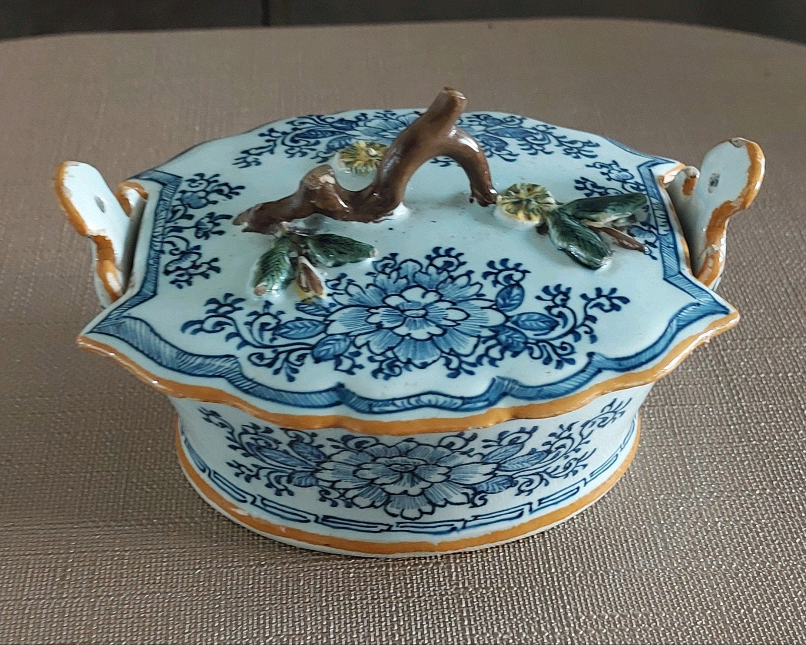delft, de porseleine bijl, botervloot, Ophalen of Verzenden