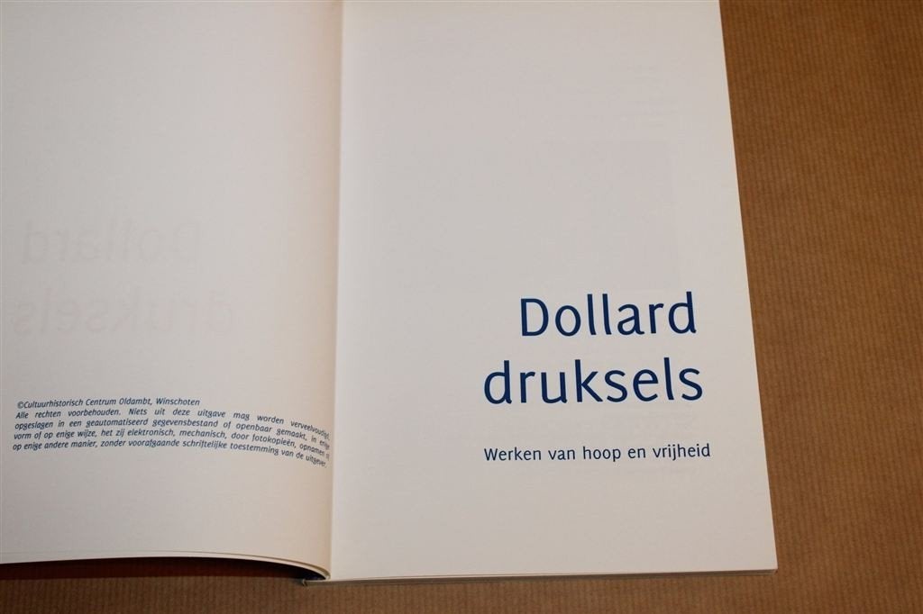 Dollard Druksels — Kunst over Hoop en Vrijheid, Schaars, Ophalen of Verzenden, Zo goed als nieuw