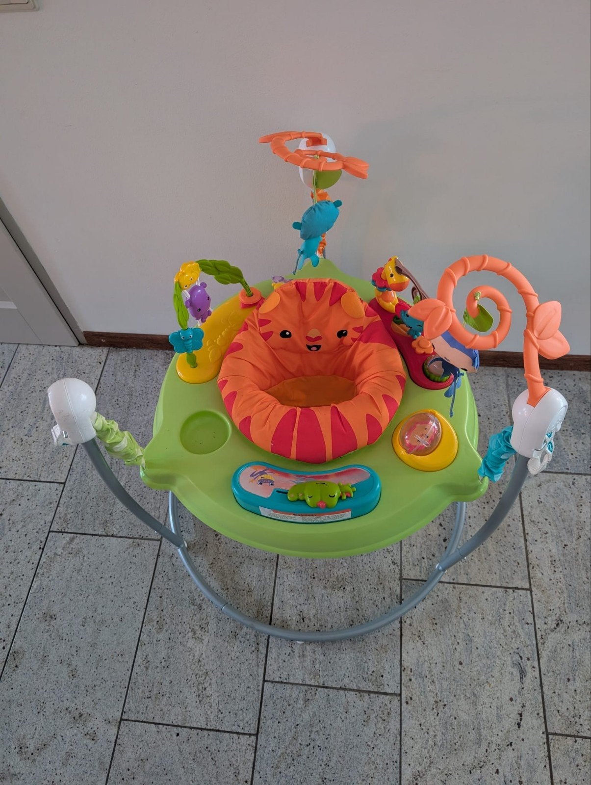 Fisher-Price Jumperoo Regenwoud Baby Jumper, Ophalen of Verzenden, Zo goed als nieuw, Overige typen, Met licht