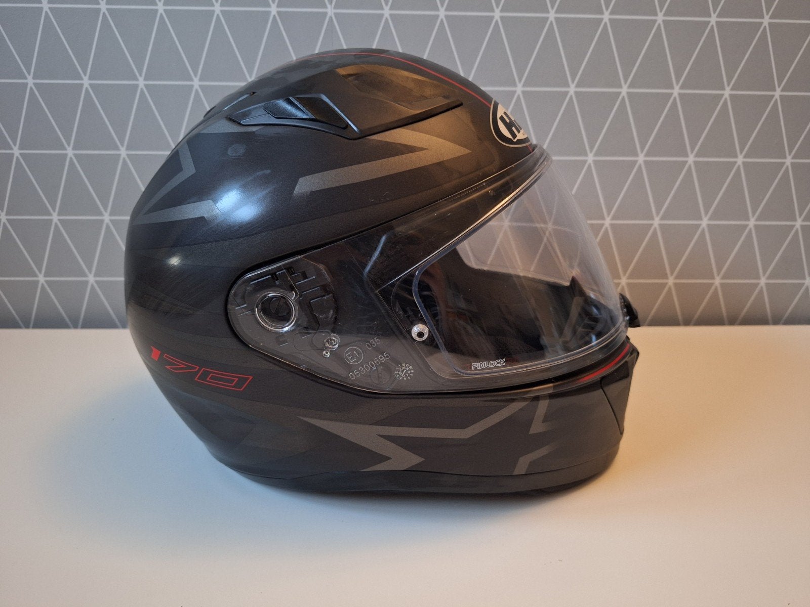 HJC i70 helm maat S, Motoren, Ophalen, Tweedehands, Integraalhelm, HJC