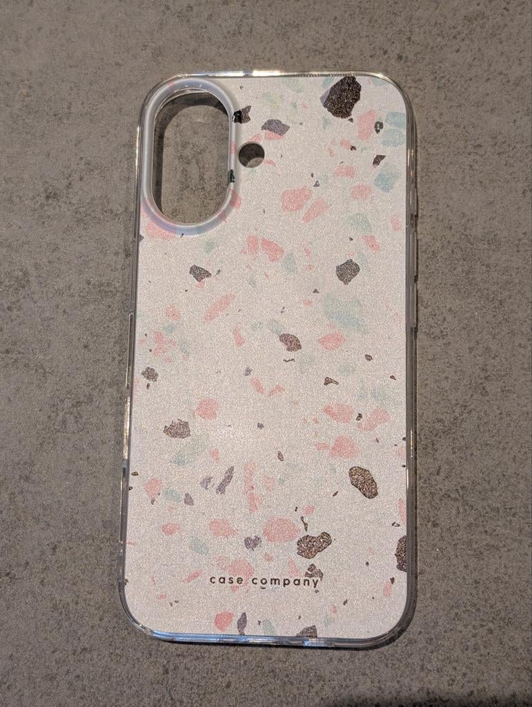 Nieuw iPhone 16 Hoesje - Case Company Terrazzo Design, Schokbestendig, Nieuw, Hoesje of Tasje, Meerkleurig