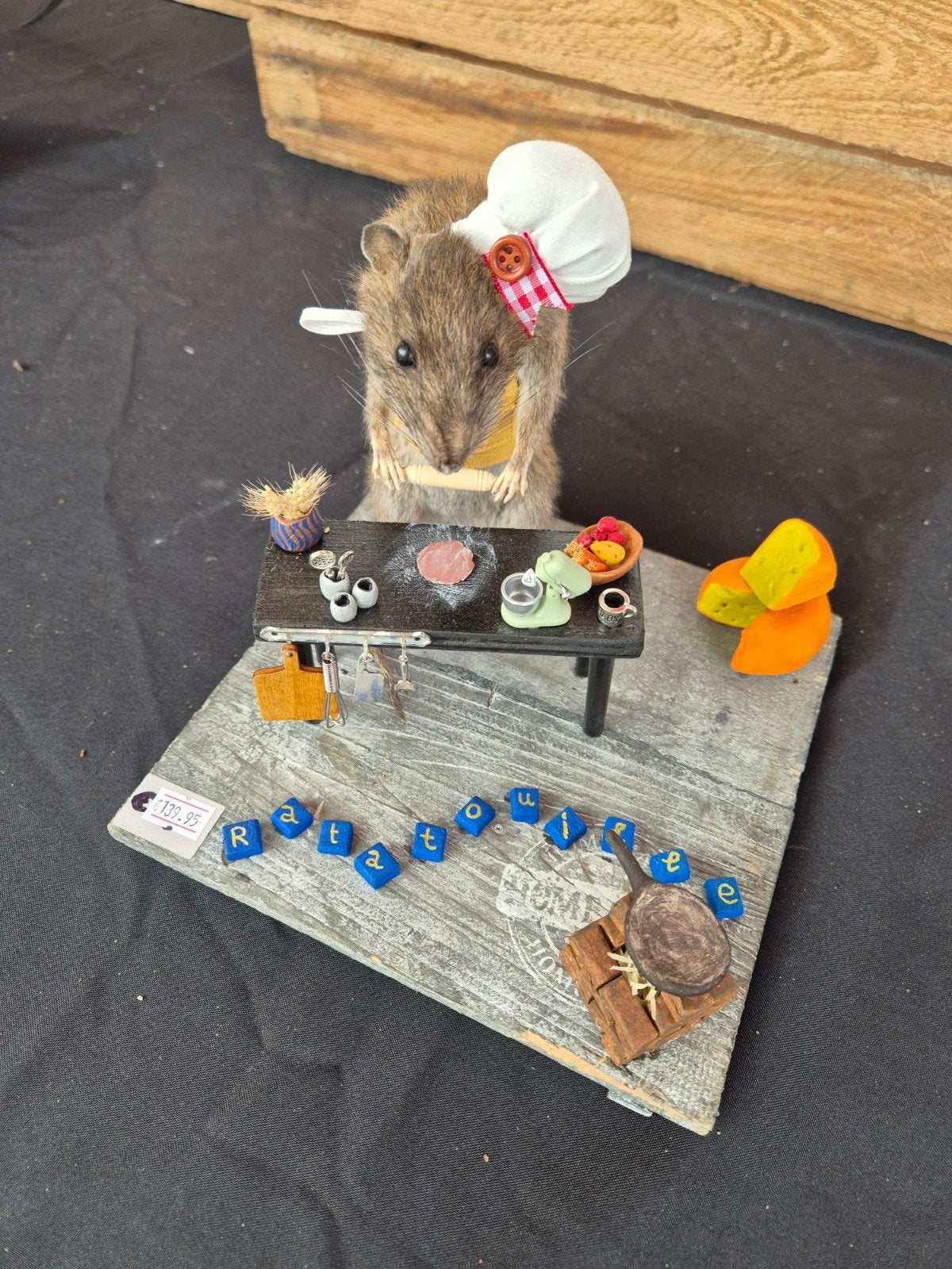 Te koop: opgezette rat - ratatouille, Ophalen of Verzenden, Nieuw, Wild dier, Opgezet dier