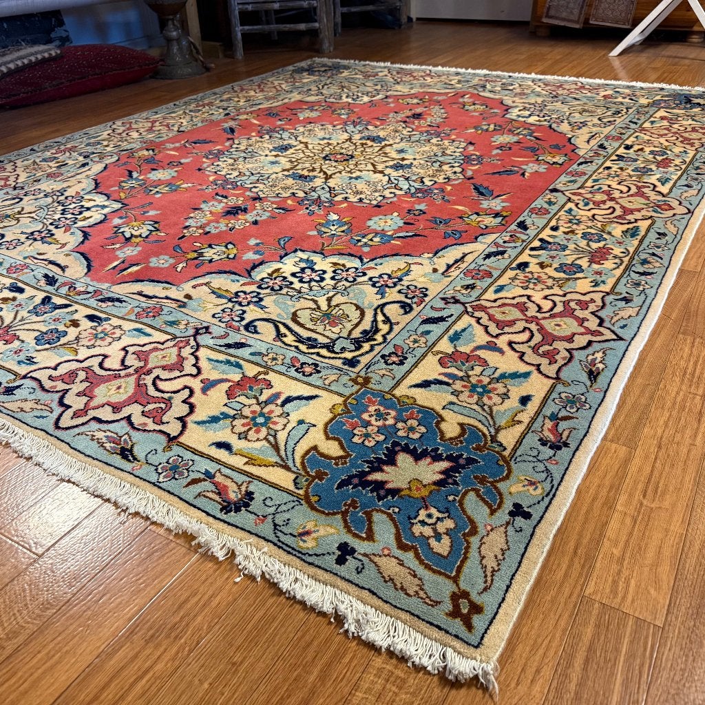 perzisch tapijt yazd handgeknoopt vloerkleed– 255 x 199 cm