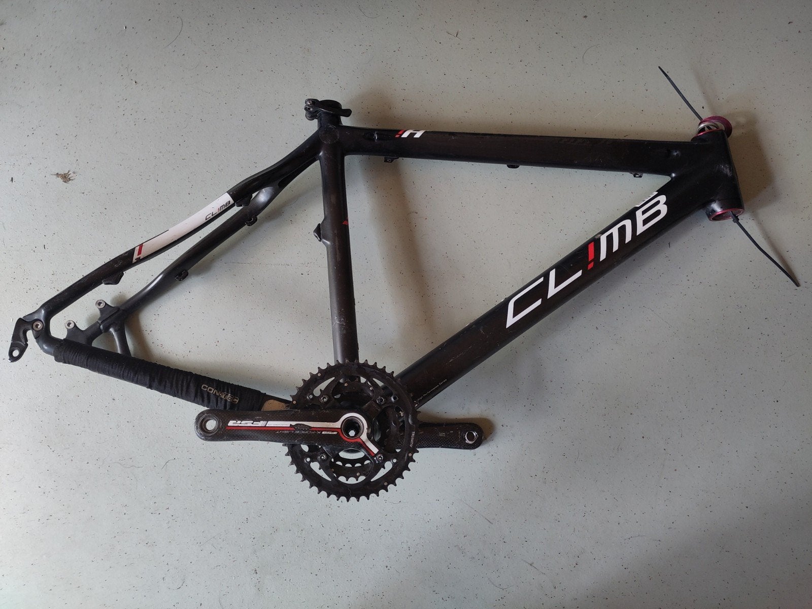 Climb IHC Carbon Frame met FSA K-Force Light Crankstel, Frame, Gebruikt, Climb, Ophalen of Verzenden