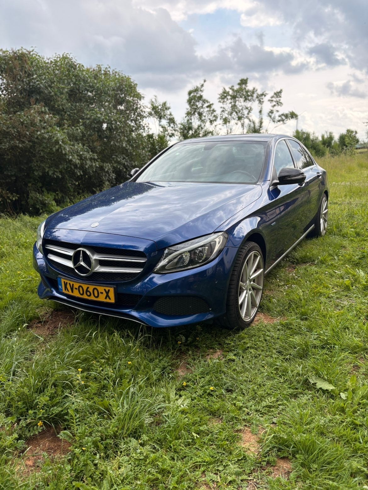 Mercedes-Benz C-Klasse C350 e Plug-in Hybrid 279pk 7G-TRONIC, Auto's, Mercedes-Benz, Automaat, Achterwielaandrijving, Blauw, 1600 kg