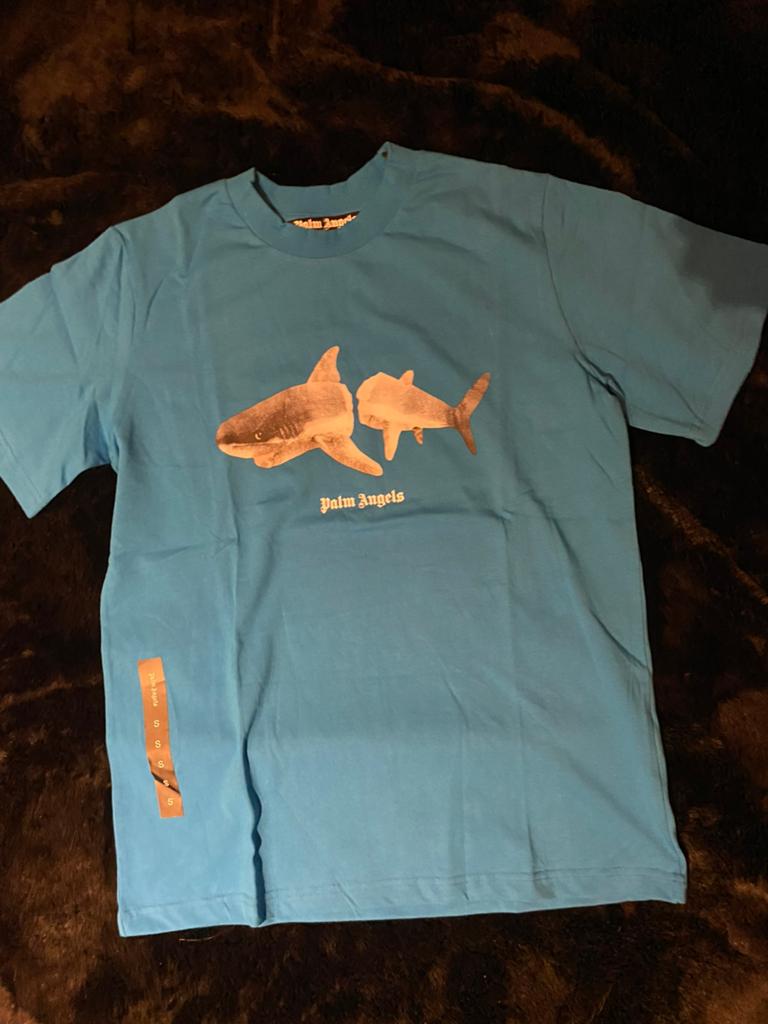 Palm angels shirts, Ophalen of Verzenden, Nieuw, Maat 46 (S) of kleiner, Blauw