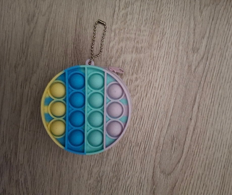 Pop It plop up portemonnee siliconen fidget speelgoed, Ophalen of Verzenden, Zo goed als nieuw