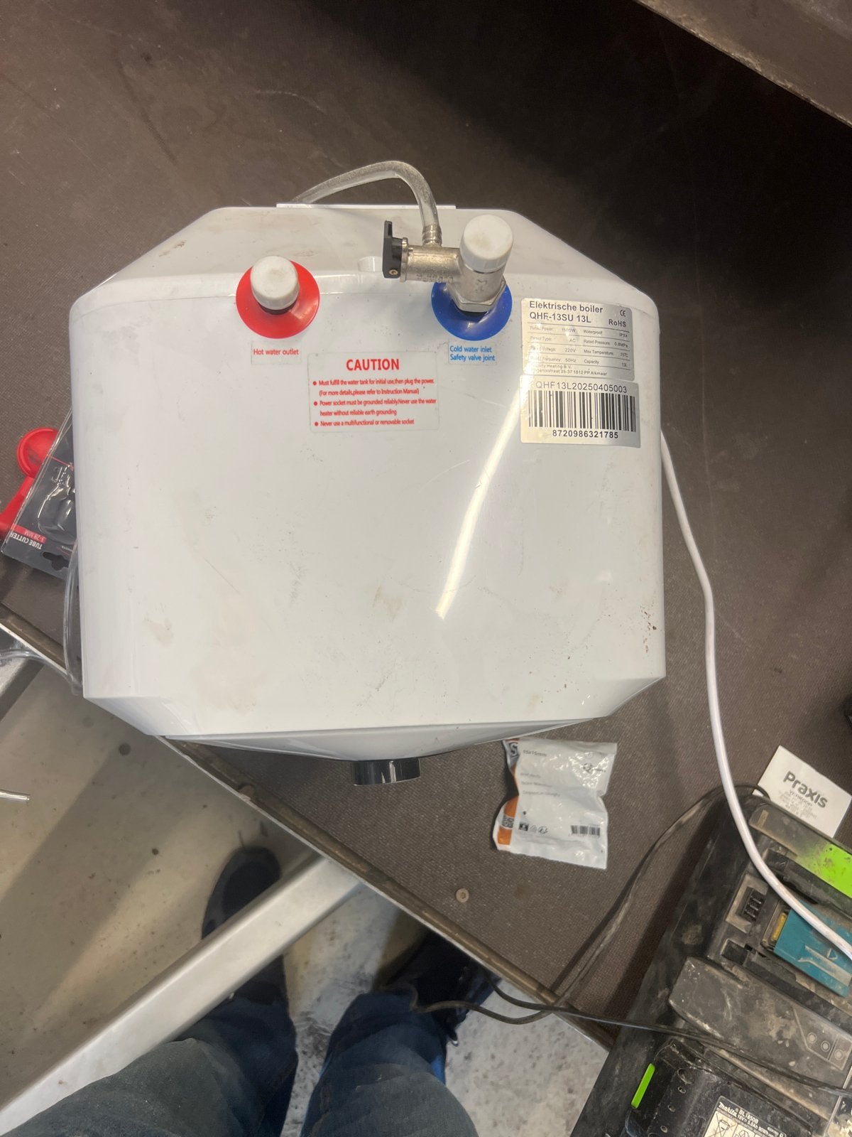 Nieuwe elektrische boiler 13 liter, Ophalen, Nieuw, ..., Boiler