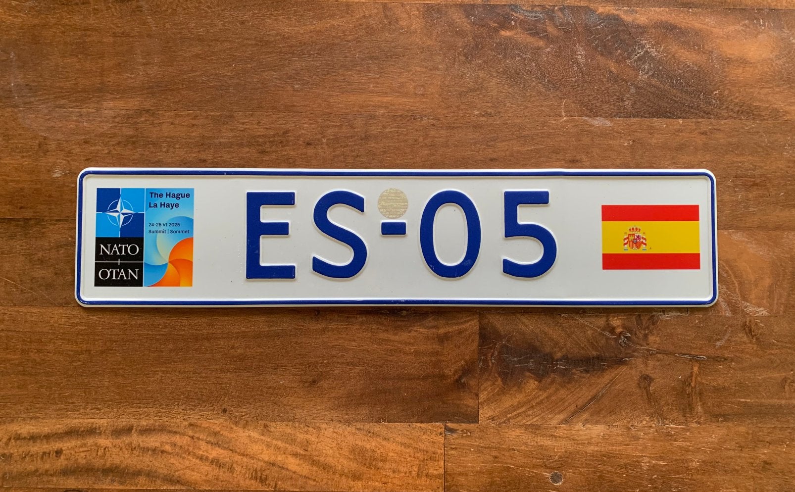 Nederland Spanje kentekenplaat, Ophalen of Verzenden, Zo goed als nieuw, Auto's