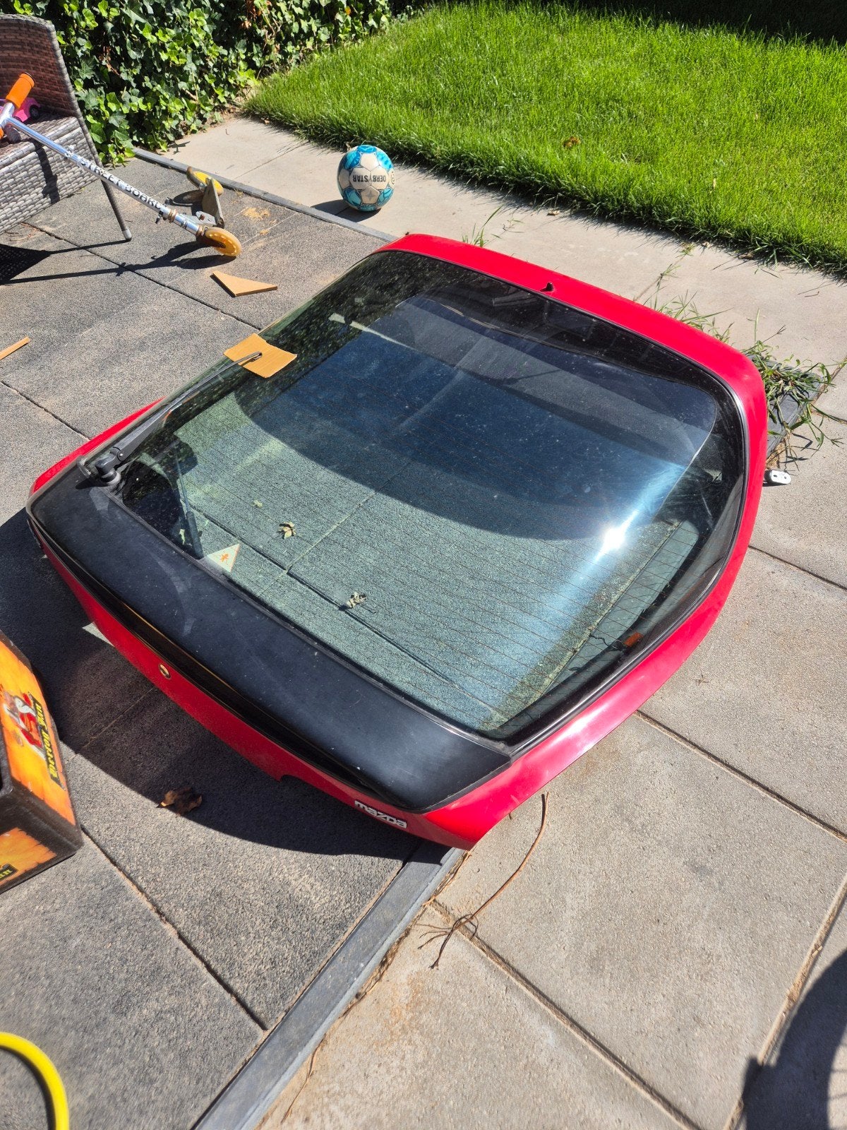 Achterklep Mazda MX-3 - Rood, Gebruikt, Auto-onderdelen, Ophalen, Gebruikt, Achterklep, Mazda