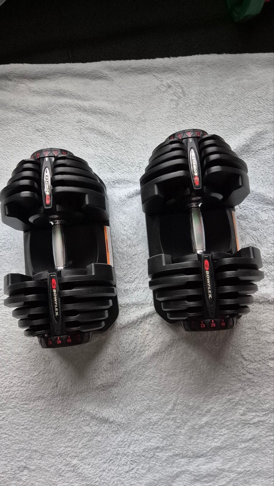 💪🏻Bowflex💪🏻 SelectTech set 1090i DUMBBELS  NIEUWSTAAT !!, Sport en Fitness, Ophalen, Zo goed als nieuw, Dumbbell