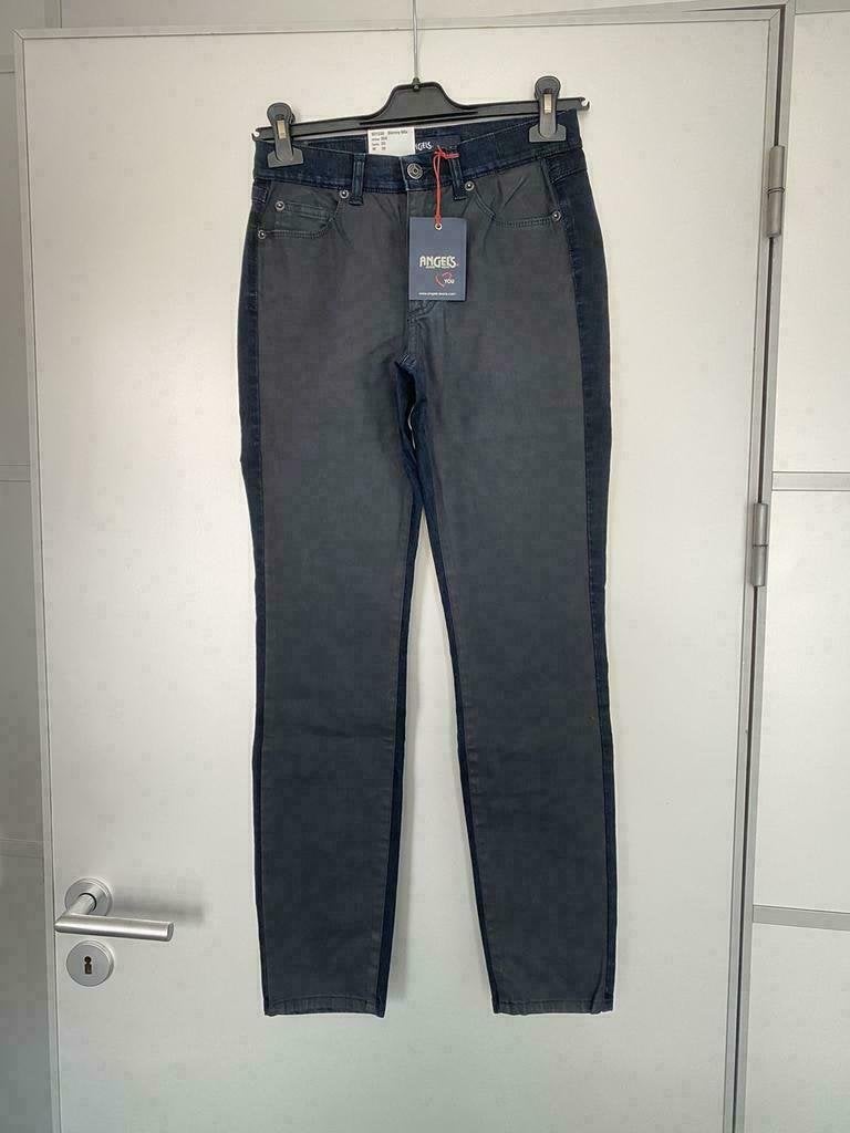 F1033 Nieuw Angels: broek maat 36=S/M jeans d-blauw, Blauw, Nieuw, Ophalen of Verzenden, W28 - W29 (confectie 36)
