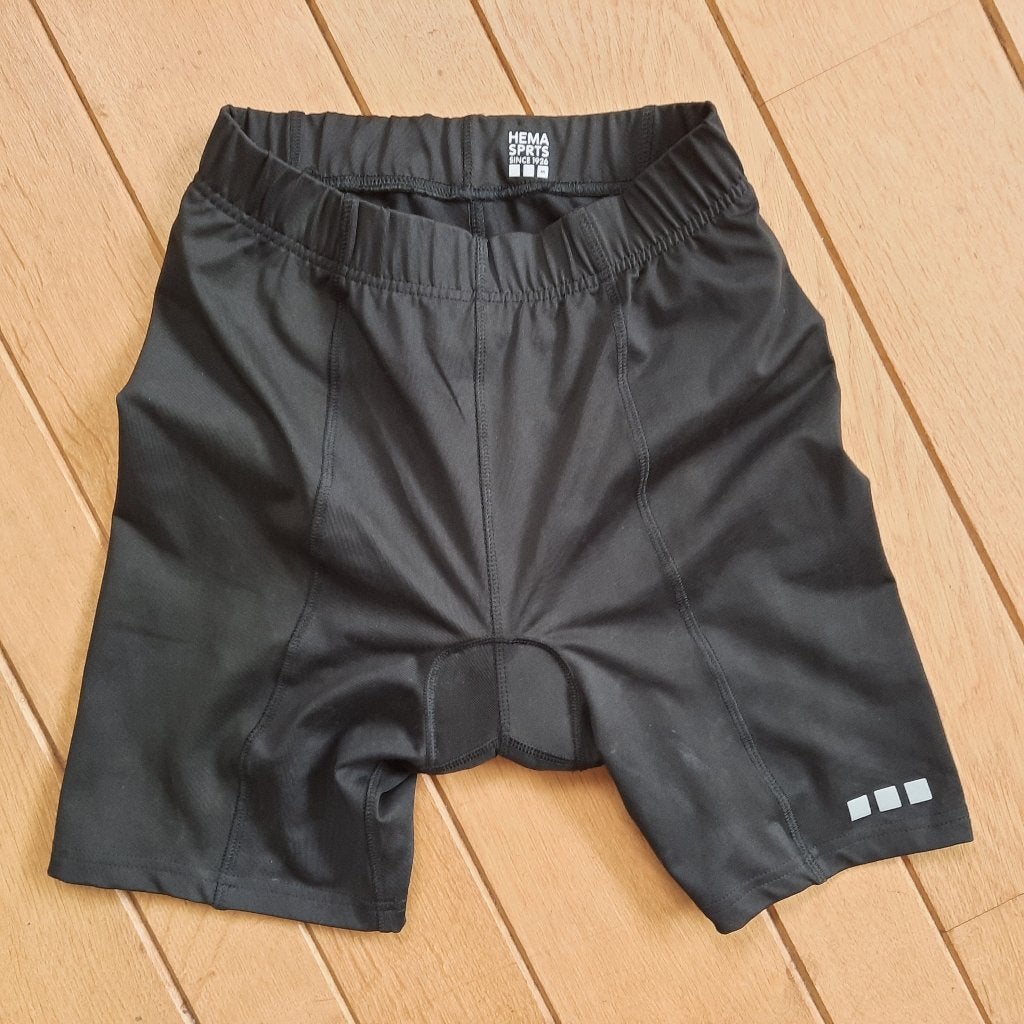 HEMA dames wielrenbroek fiets broek zwart maat M - nieuw -, Maat 38/40 (M), Zwart, Nieuw, Ophalen of Verzenden