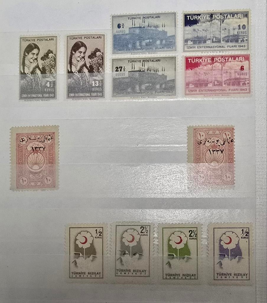 Turkije verschillende setjes, Ophalen
