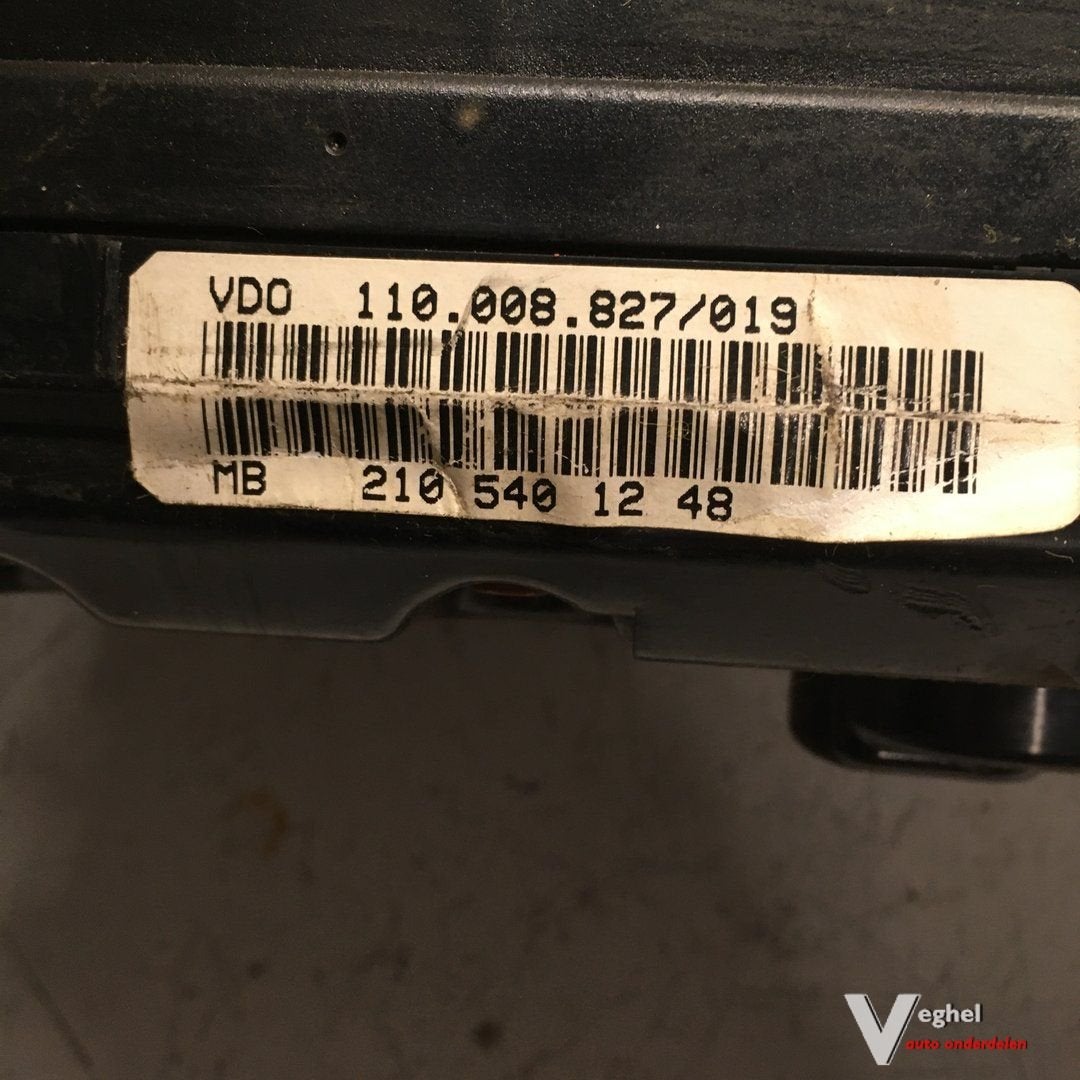 Mercedes E290  Km Tellerklok    210 540 1248, Gebruikt, -, -, Ophalen of Verzenden