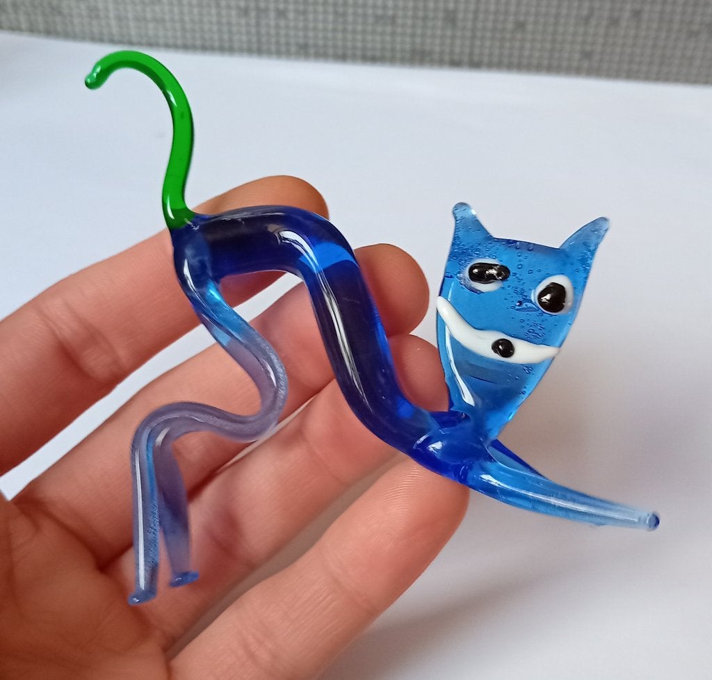 glazen kat beeldje, Verzenden