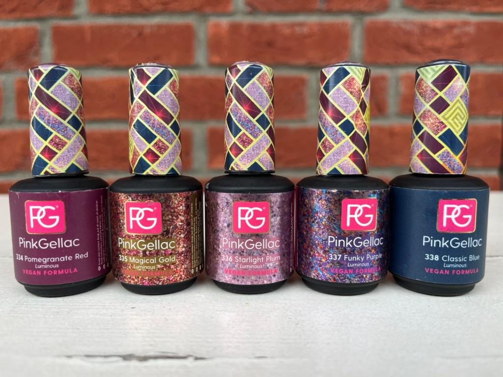 PinkGellac nagellak set (5 kleuren), Ophalen, Overige kleuren, Zo goed als nieuw, Handen en Nagels