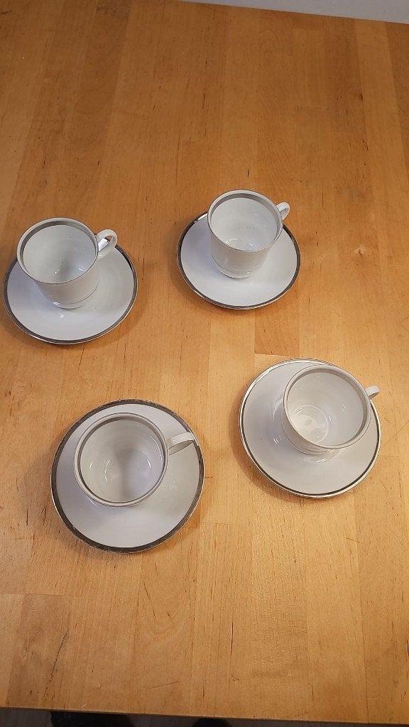 Winterling Bavaria Turkse koffiekopjes met schotels, Ophalen, Zo goed als nieuw, Porselein, Kop en/of schotel