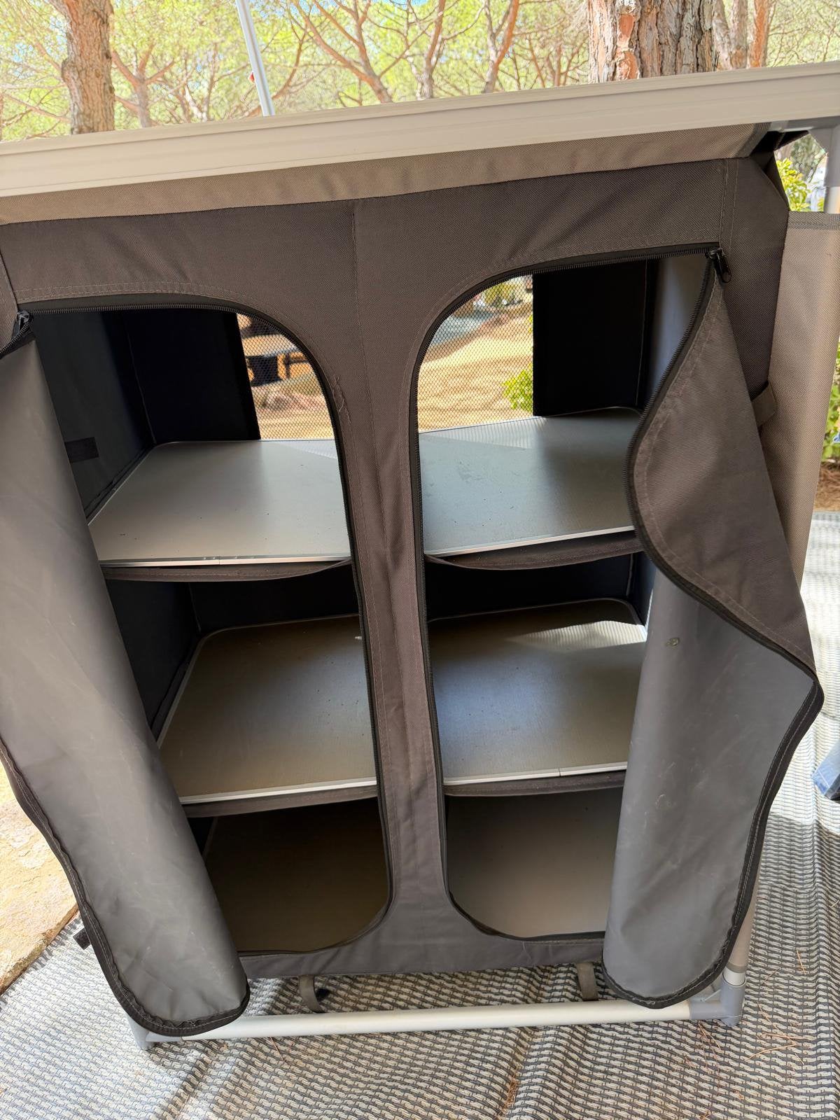 Obelink campingkast grey, Ophalen of Verzenden, Gebruikt, Campingkast