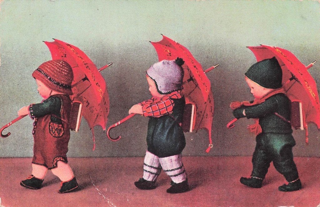 Käthe Kruse (illustrator) - Pietje, Keesje en Klaasje (1928), Ophalen of Verzenden, 1920 tot 1940, Gelopen, Overige thema's