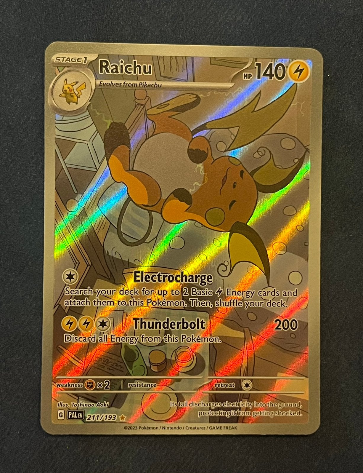 Raichu (PAL 211), Ophalen of Verzenden, Zo goed als nieuw