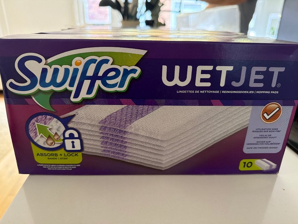 Swiffer wet jet pads, Ophalen