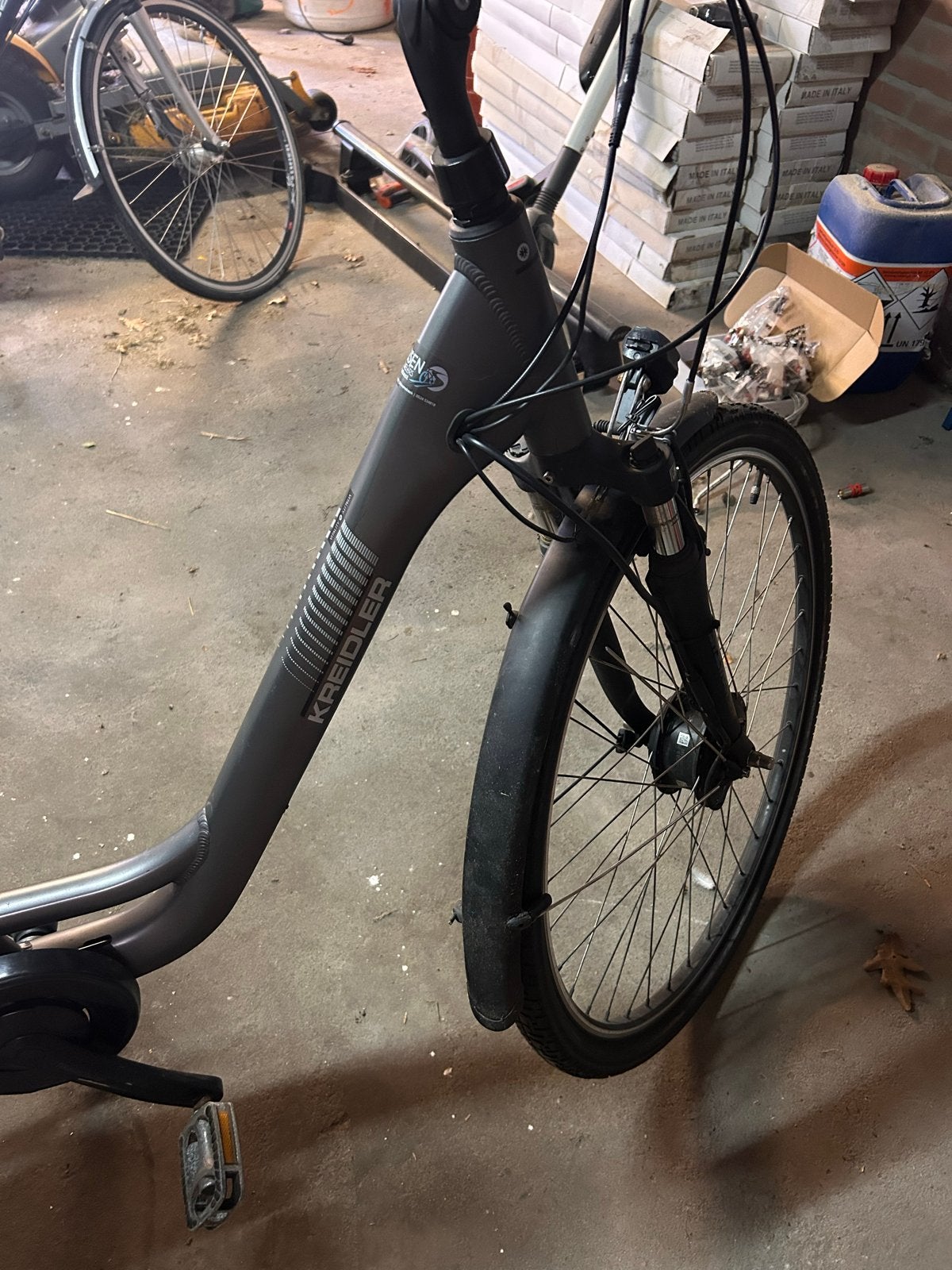Kreidler E-bike met middenmotor, accu defect, Gebruikt, 51 tot 55 cm, 50 km per accu of meer, Ophalen