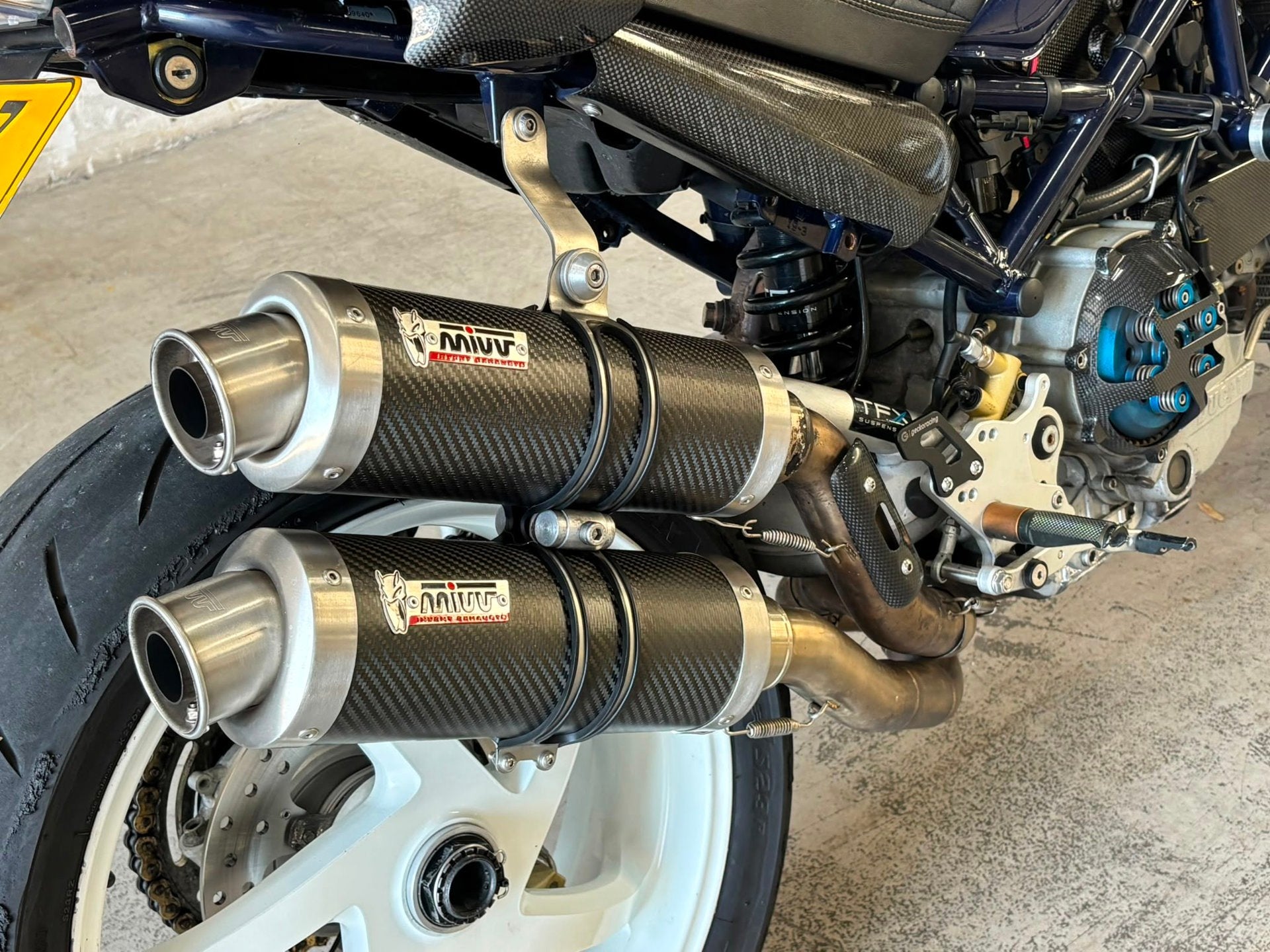 Ducati Tour Monster S4 R - Custom - 133 pk - Quickshifter, Motoren, Motoren | Ducati, Sportuitlaat, 996 cc, Bedrijf, Meer dan 35 kW